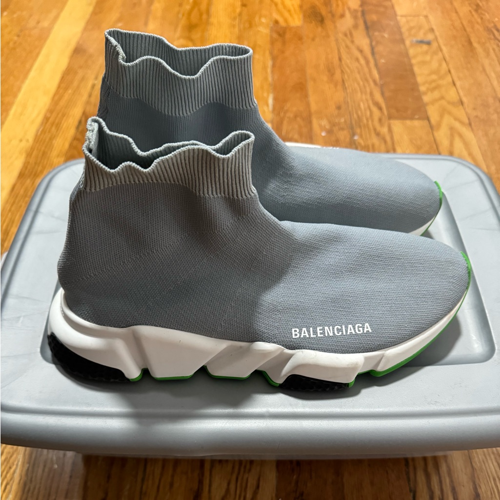 Balenciaga Speed Trainer Gray/Green